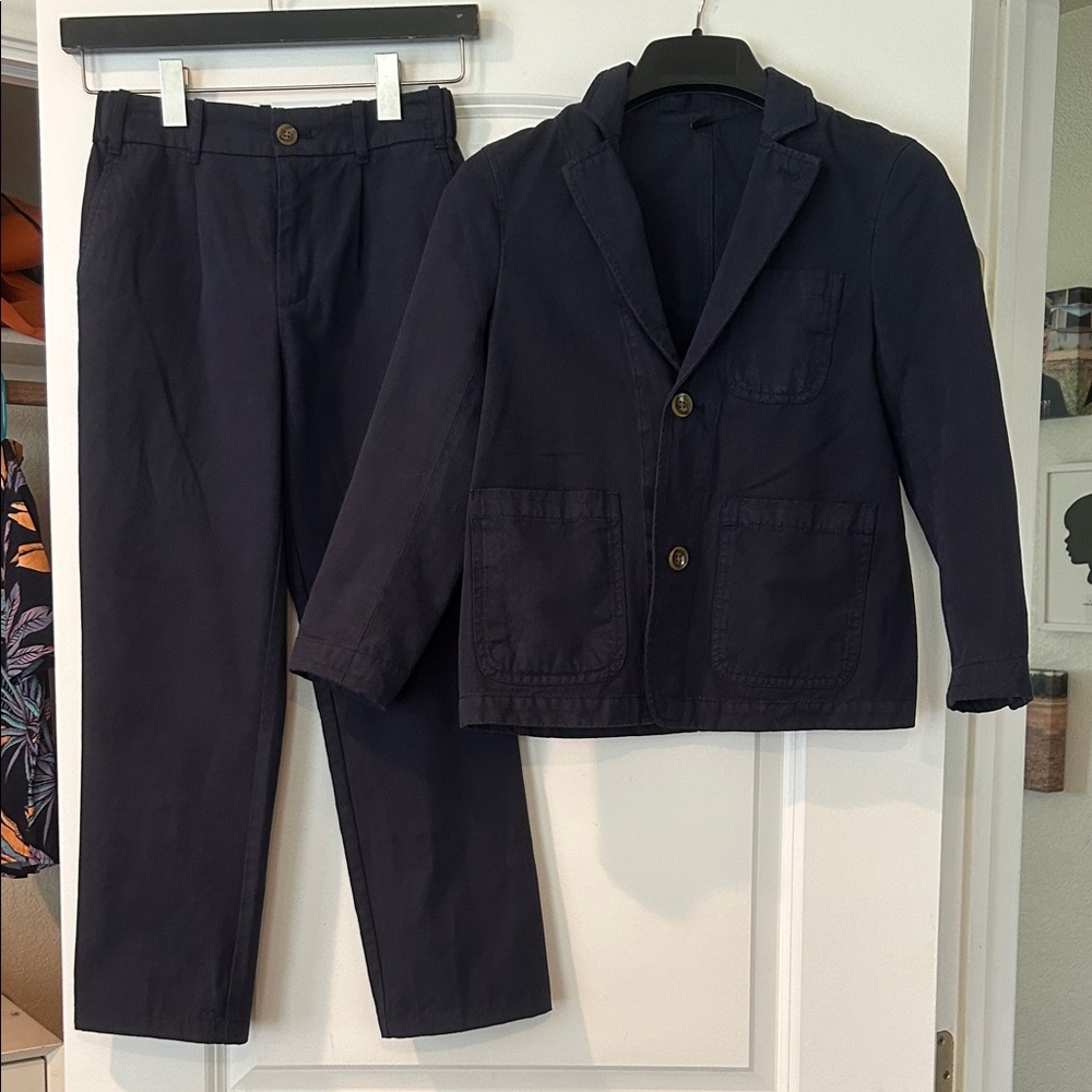 J. Crew Kids Navy Blazer and Pants Set